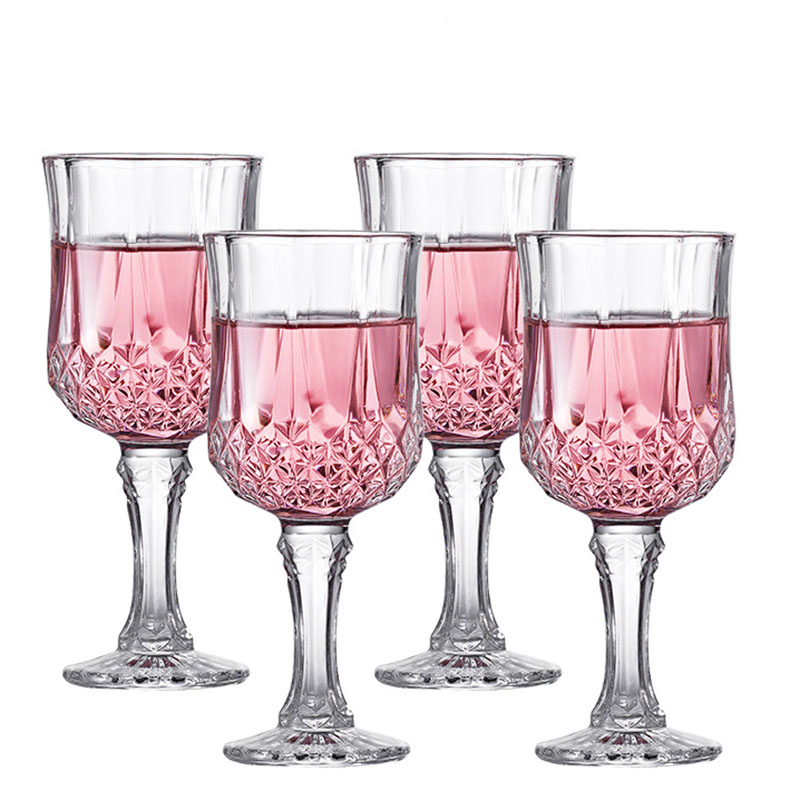 Glow In The Dark Party Glasses - 4pcs Set Champagne Cups Red Wine