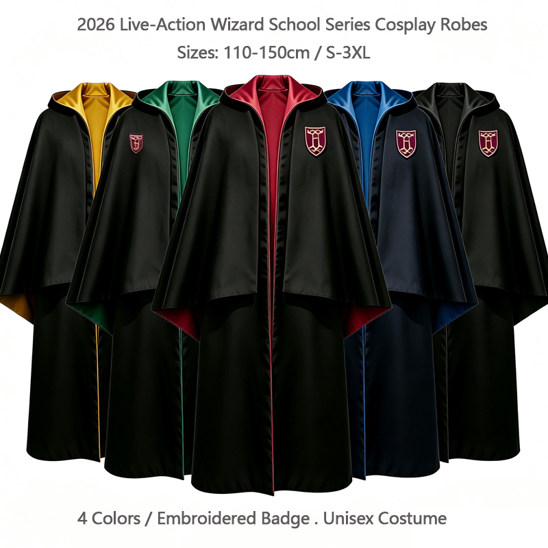 Spiderman Jumpsuit Kids - Harry Hogwarts House Robe Unisex Wizard