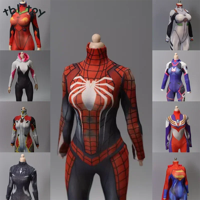 Spiderman Jumpsuit Kids - 1/6 Scale Jumpsuits Anime Girls Fighter