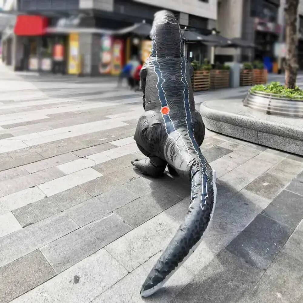 T-REX Adult Inflatable Hot Vel - đánh giá và giá Inflatable Dinosaur Costume Adult