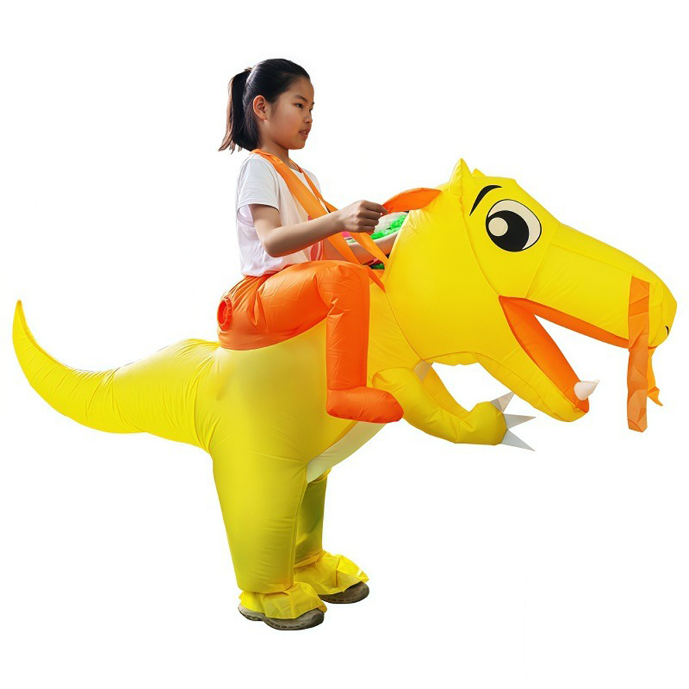 Child Riding Dinosaur Inflatab - đánh giá và giá Inflatable Dinosaur Costume Adult
