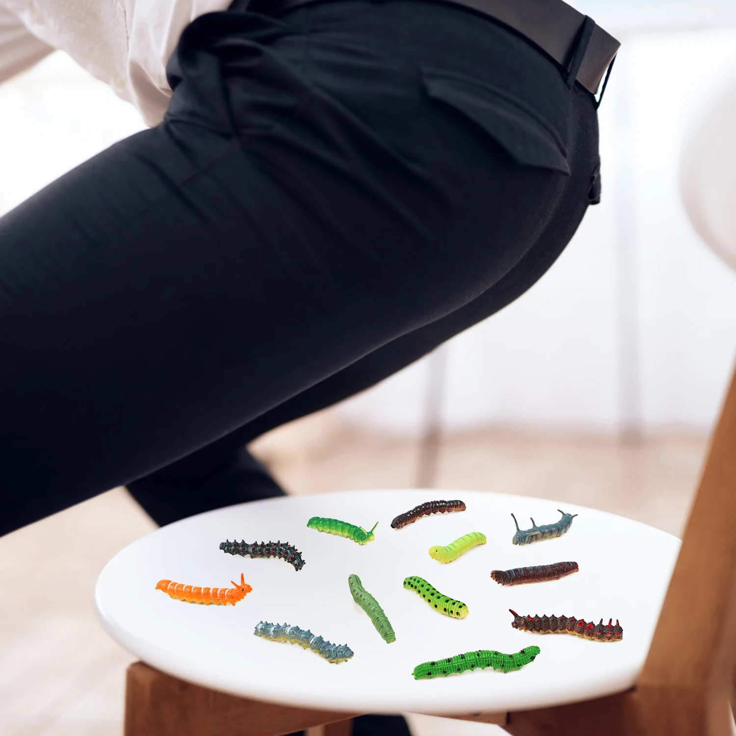 12pcs Insect Models Caterpilla - đánh giá và giá Prank Toys