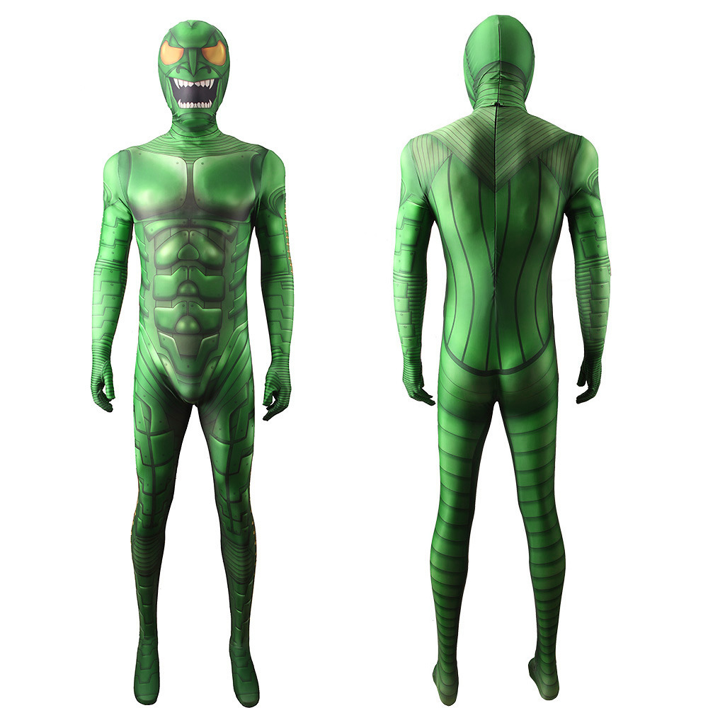 Anime Green Goblin Cosplay Bod - đánh giá và giá Spiderman Jumpsuit Kids
