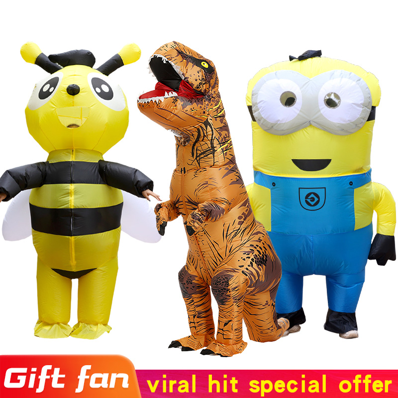 Men's and Women's Inflatable M - đánh giá và giá Inflatable Dinosaur Costume Adult
