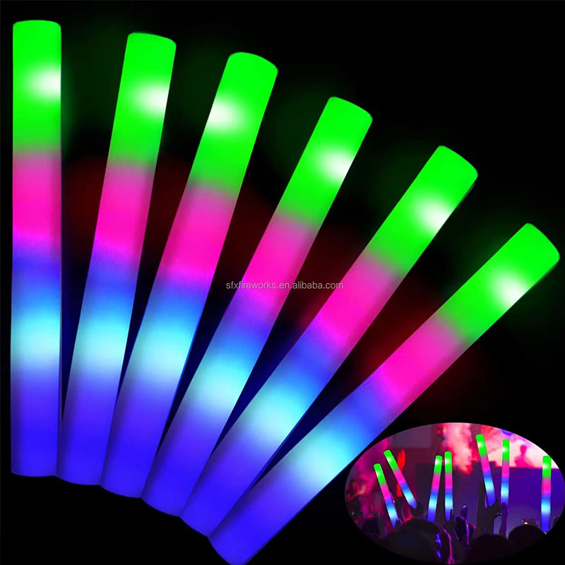 20Pcs Foam Glow Sticks Colorfu - đánh giá và giá Flashing Led Foam Sticks Party