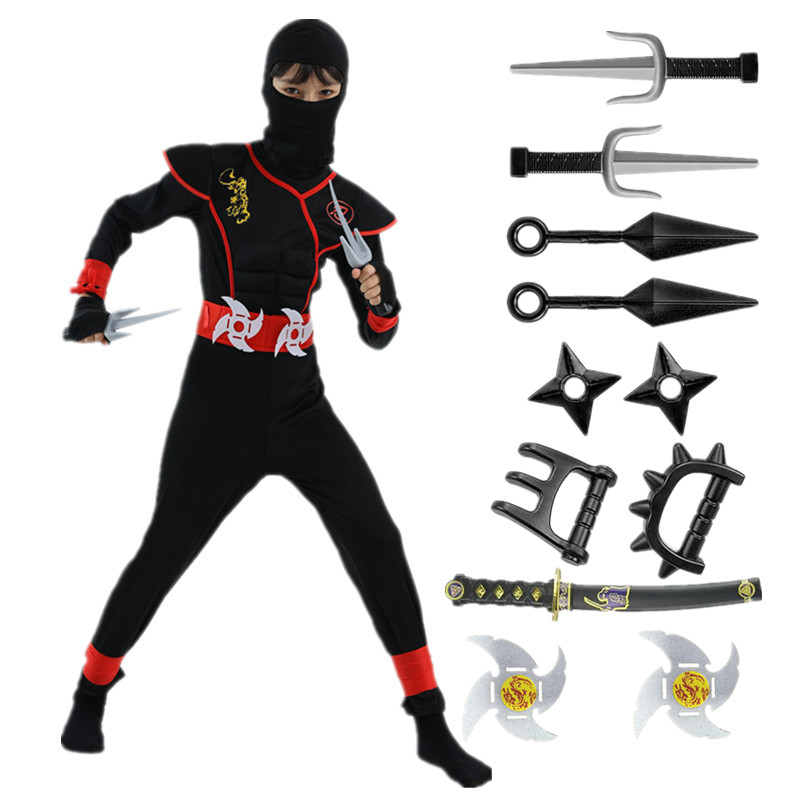 Ninja Halloween Costume for Bo - đánh giá và giá Spiderman Jumpsuit Kids