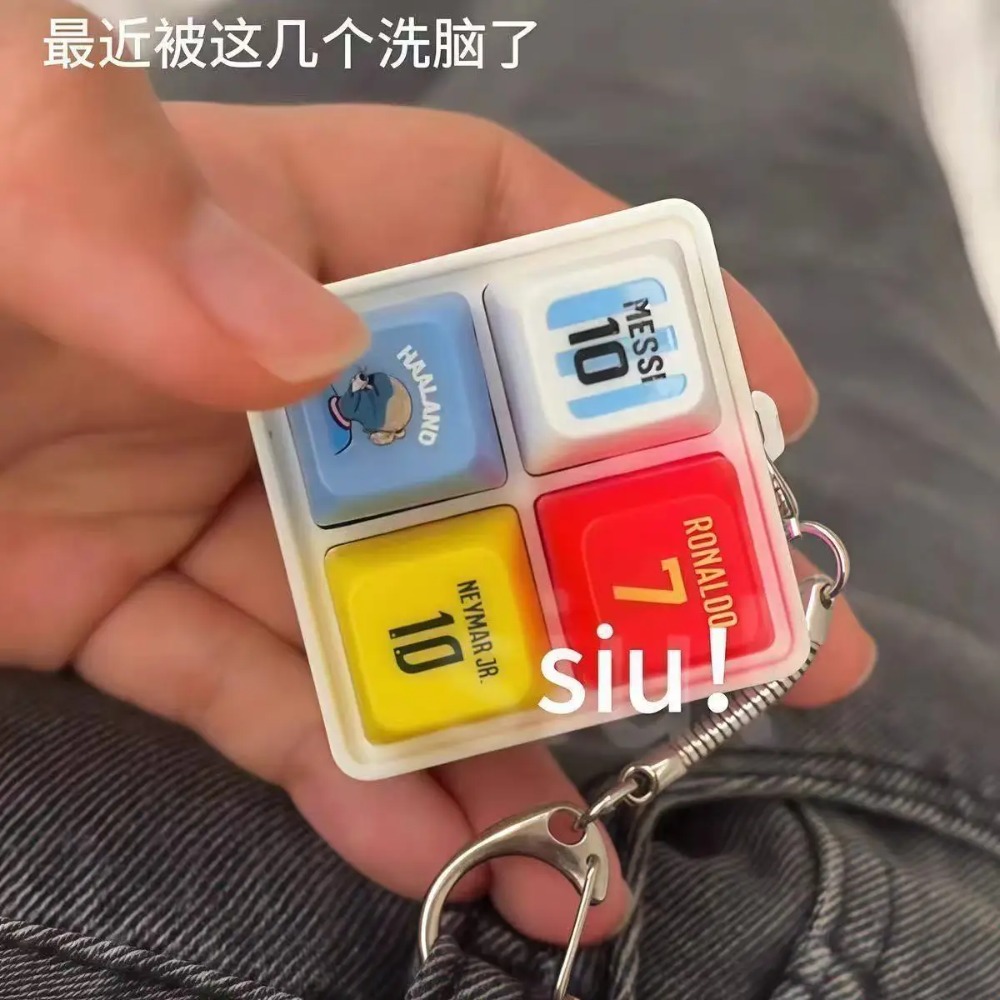 Haaland Fun Button Keychain So - đánh giá và giá Prank Toys