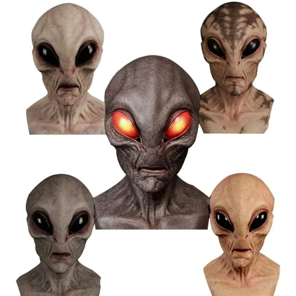 Halloween Costume Alien Dinosa - đánh giá và giá Latex Alien Mask Realistic