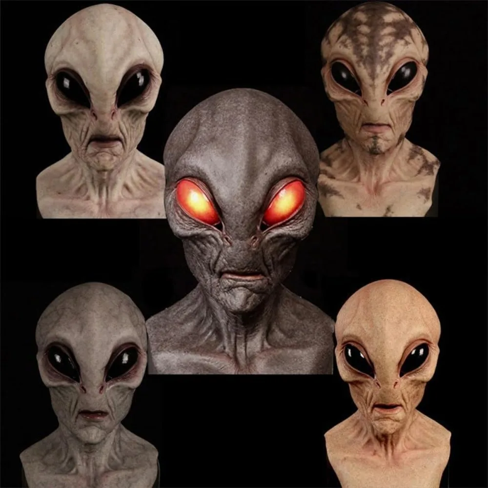 Halloween Costume Alien Dinosa - đánh giá và giá Latex Alien Mask Realistic