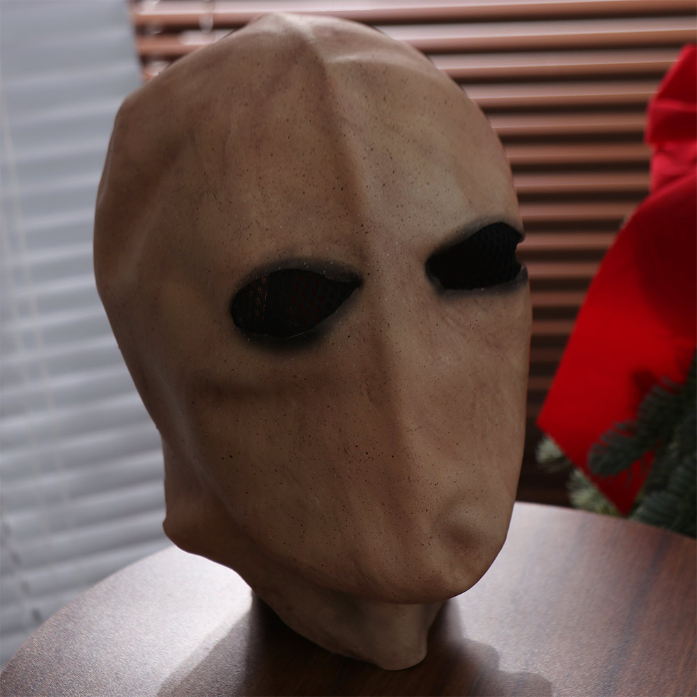 Faceless Man Halloween Slender - đánh giá và giá Latex Alien Mask Realistic