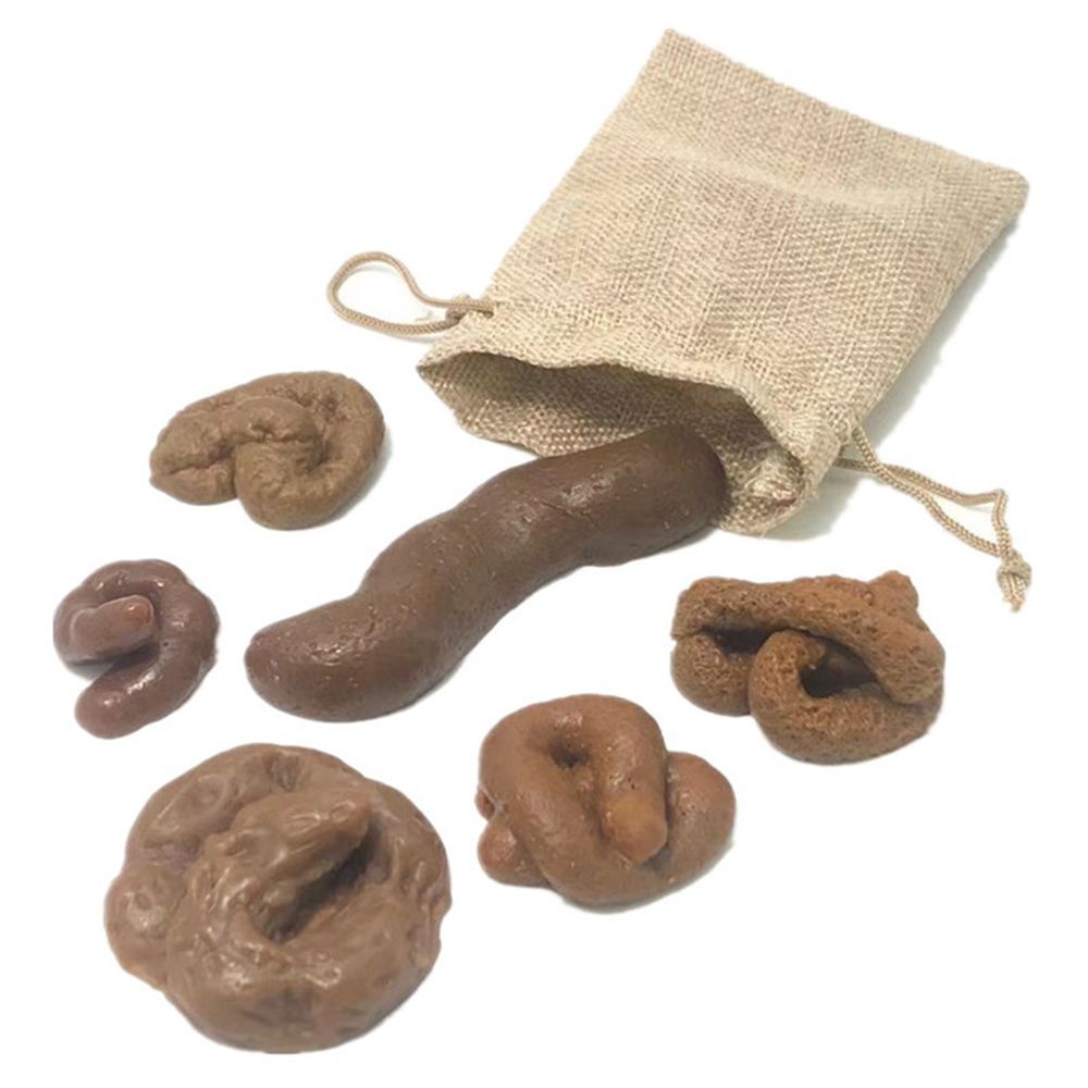 6Pcs Joke Tricky  Gadget Squis - đánh giá và giá Fake Poop Gag Gift