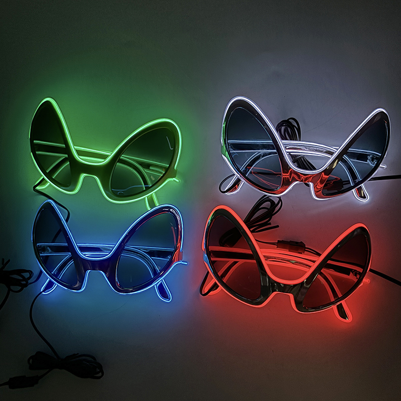 Cool Light Up LED Alien Glasse - đánh giá và giá Glow In The Dark Party Glasses