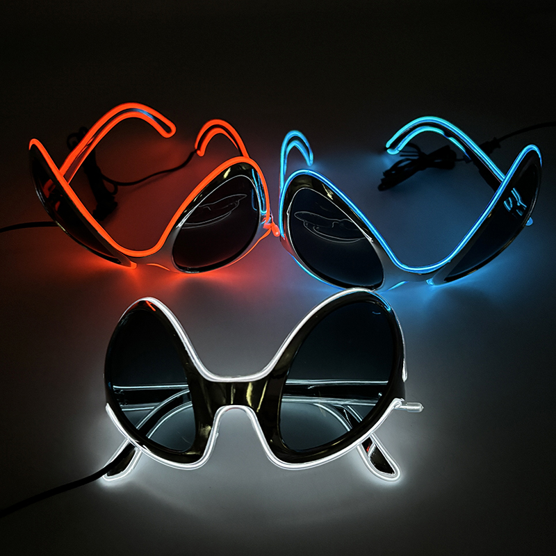 Cool Light Up LED Alien Glasse - đánh giá và giá Glow In The Dark Party Glasses
