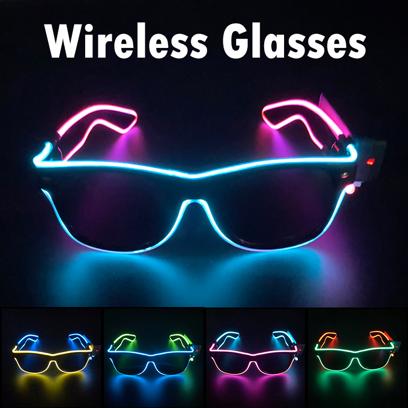 Wireless Cool LED Sunglasses f - đánh giá và giá Glow In The Dark Party Glasses