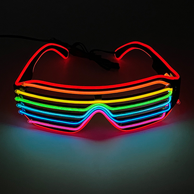 Fluorescent Colorful Glowing G - đánh giá và giá Glow In The Dark Party Glasses